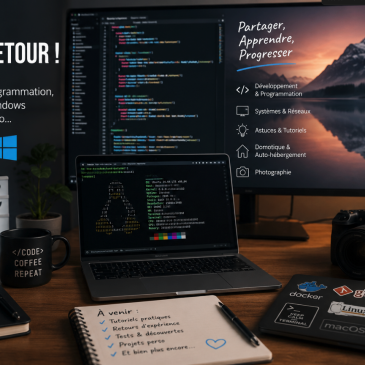 Le blog est de retour !
